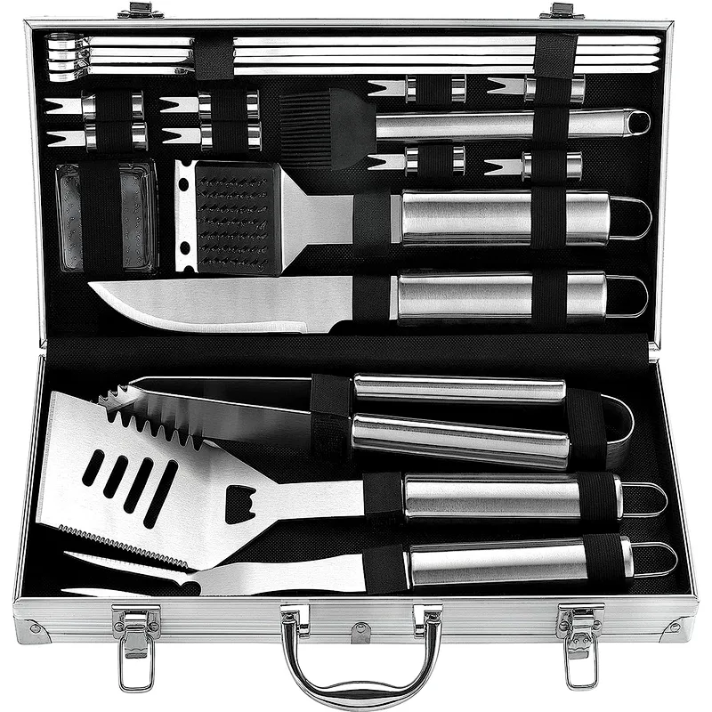 20PCS Grill Accessories Set BBQ Grill Tool Sets BBQ Accessories Set